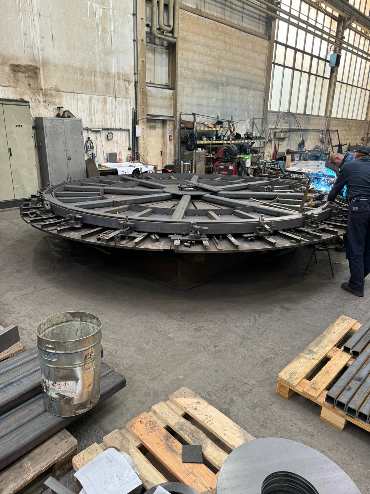Custom ironworks and large scale metal fabrication